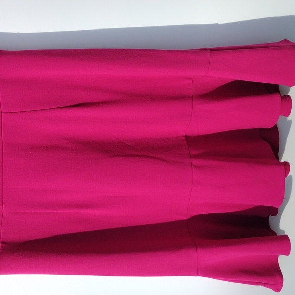 Hot Pink Sleeveless Midi Dress. Size 14 - Picture 5 of 16